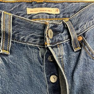 Levi's Women's Ribcage Ankle Straight Blue Jeans 28